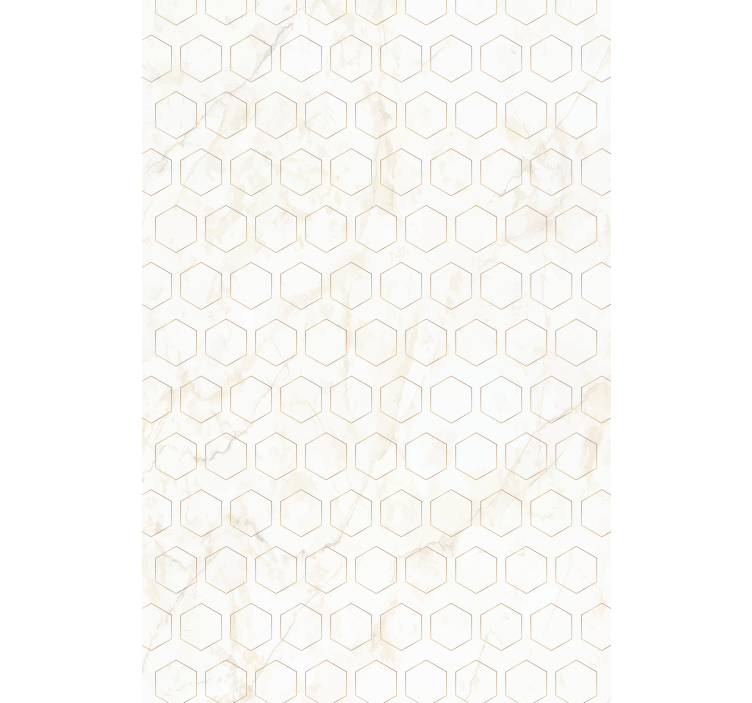 Pattern roller blind geometric hexagonal design - TenStickers