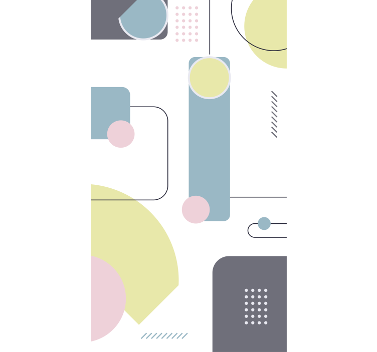 Geometric Shapes Play modern blind - TenStickers