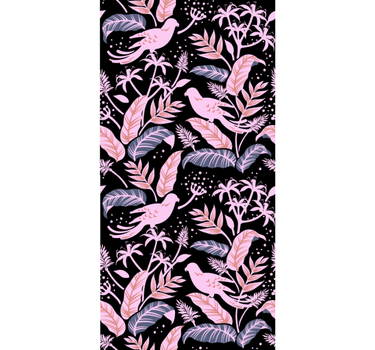 Tropical bird motifs animals blind - TenStickers