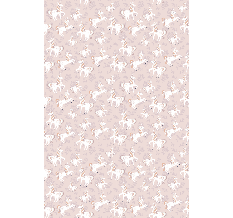 Beige unicorn fantasy blind children - TenStickers