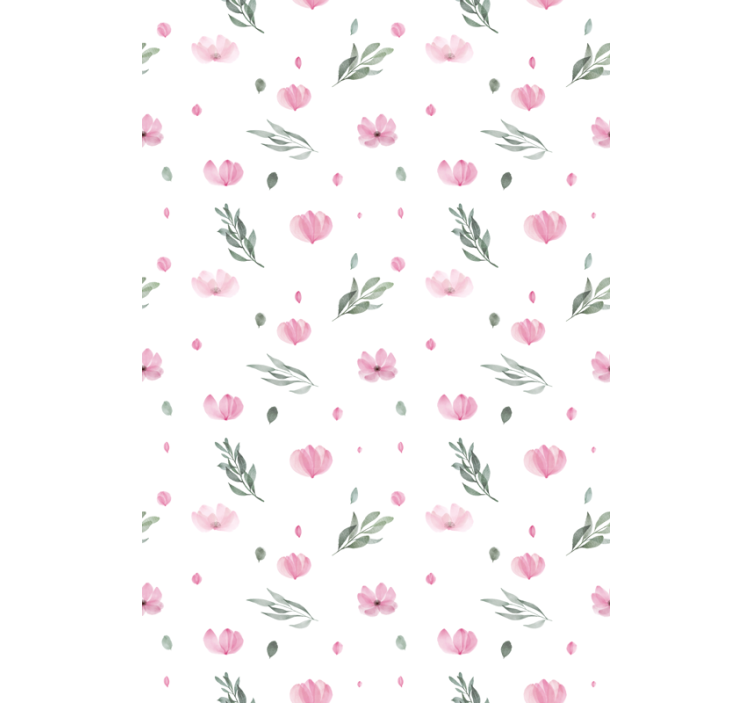 Delicate floral theme blind kitchen - TenStickers