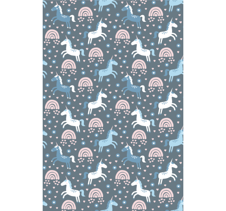 Blind children love blue unicorns and rainbows - TenStickers