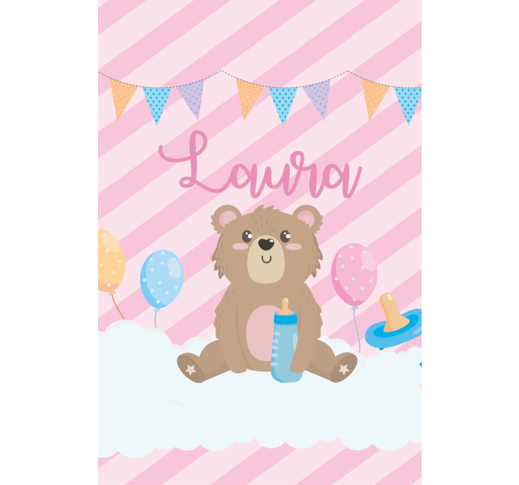 Teddy Bear Celebration customised roller blind - TenStickers