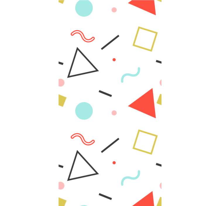 Minimalist geometric shapes modern blind - TenStickers