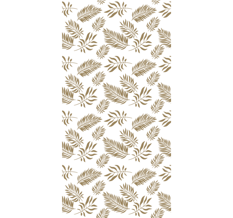 Graceful leaf motif blind flowers and plants - TenStickers