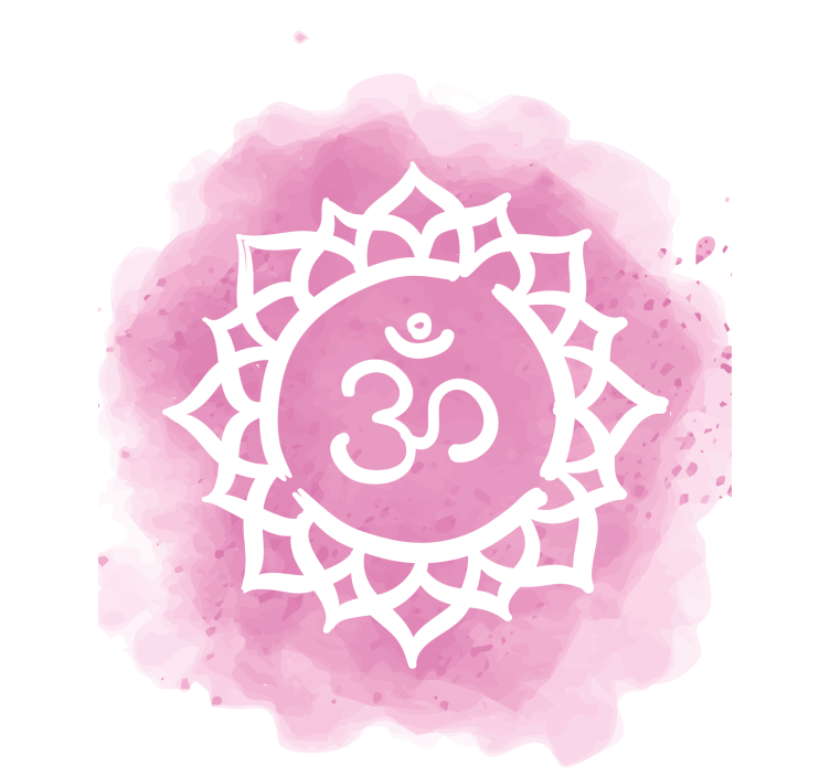 Beautiful Crown Chakra Symbol Zen blind - TenStickers