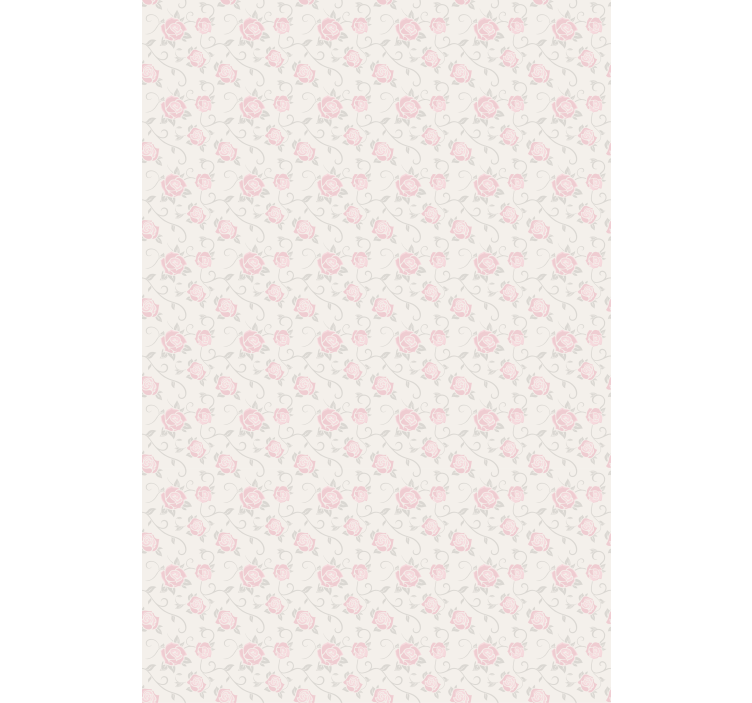 Delicate Pink Roses floral roller blind - TenStickers