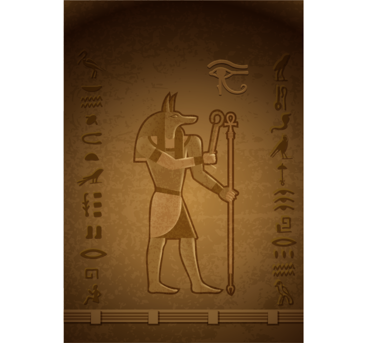 Egyptian God Seth blind original - TenStickers