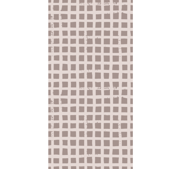 Pattern roller blind with grid design - TenStickers