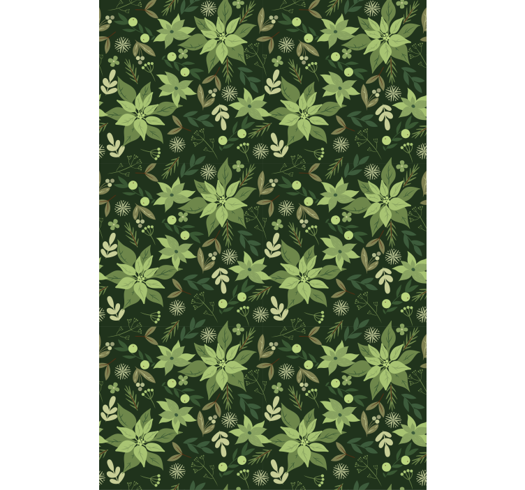 Lush Green Flora blind flowers and plants - TenStickers