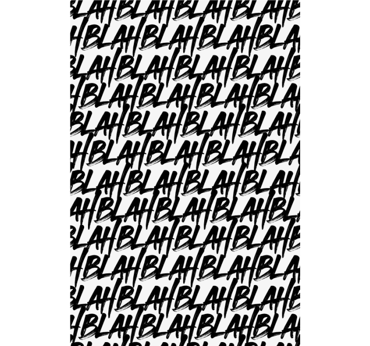 Expressive Typography Pattern text blind - TenStickers