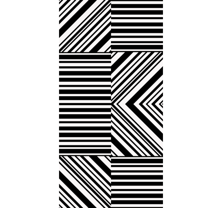 Linear Geometric Patterns pattern roller blind - TenStickers