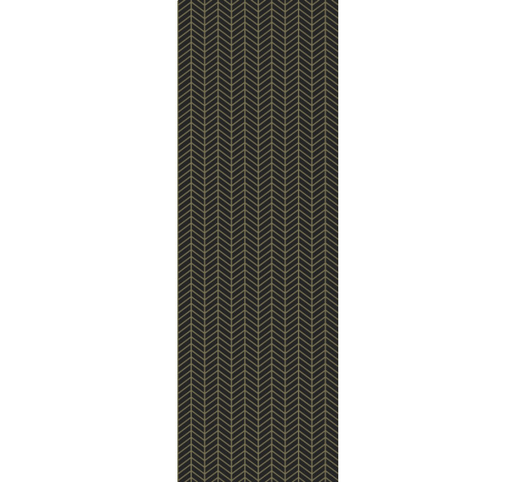 Geometric Leaf Motif pattern roller blind - TenStickers