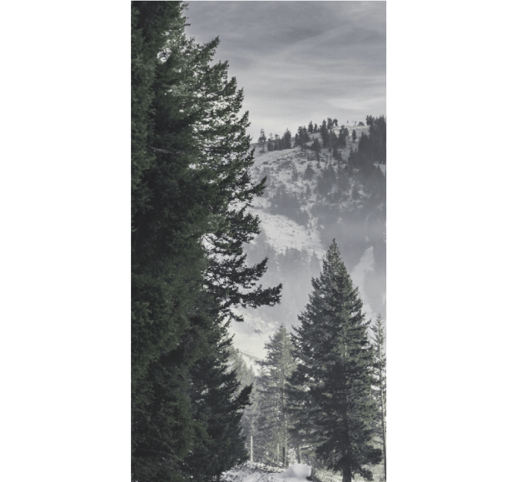 Majestic Mountain Pines tree blind - TenStickers