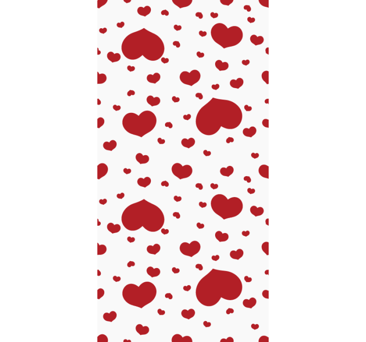 Pattern-Decor little and big hearts blind - TenStickers