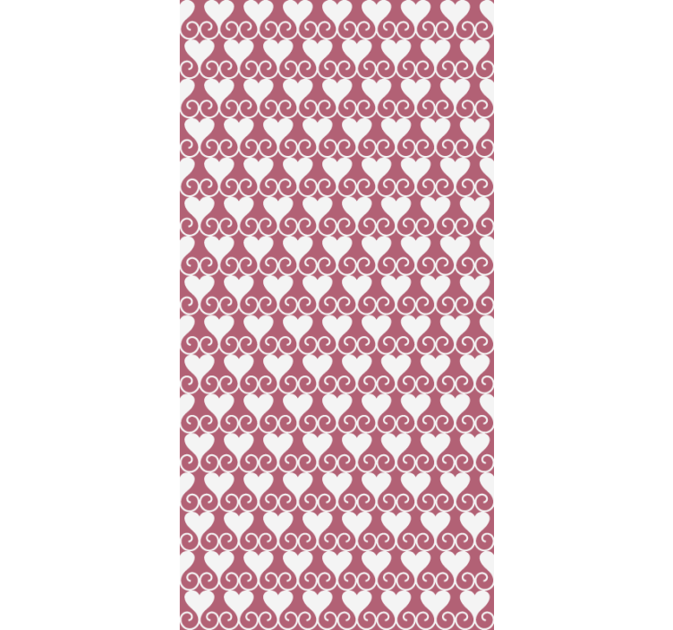 Hearts and Swirls love blind - TenStickers