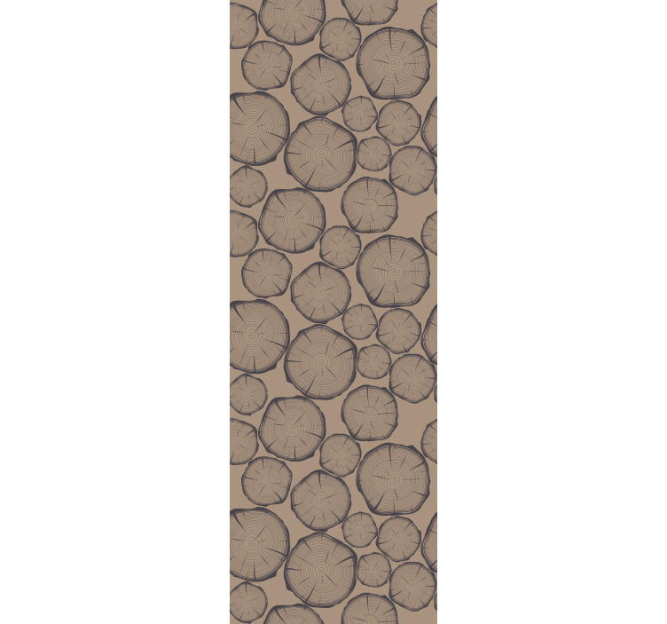 Tree trunk Rustic roller blind - TenStickers