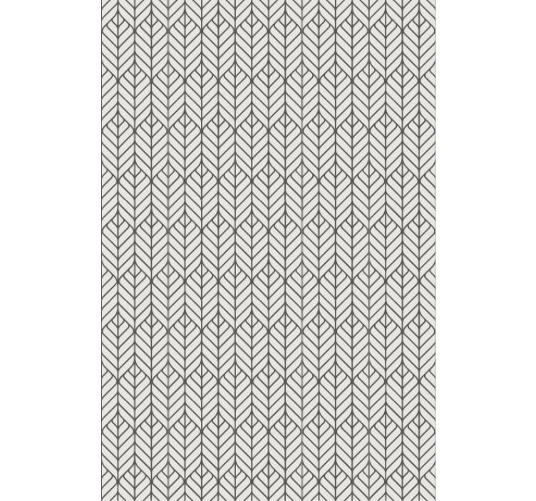 Elegant herringbone pattern Flower roller blind - TenStickers