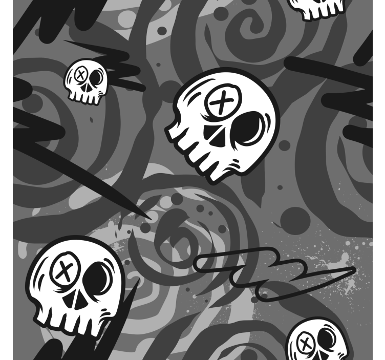 graffiti with skulls Teen blind - TenStickers