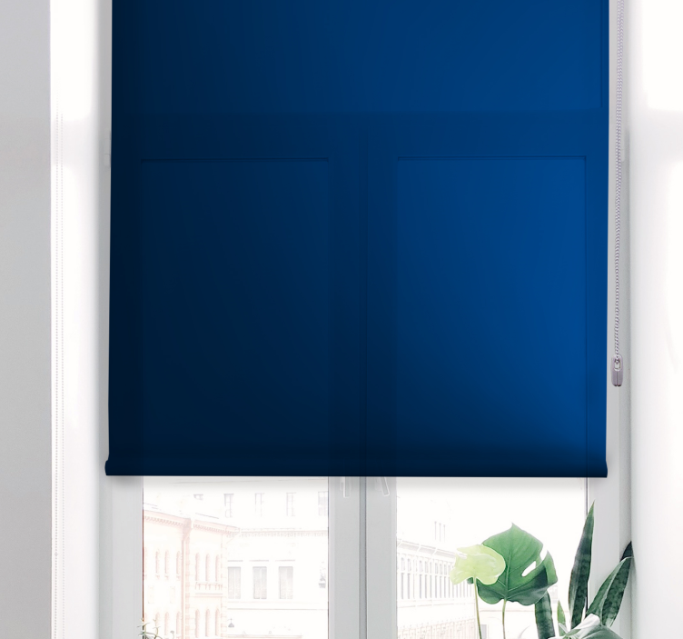 Blue tones modern window blind - TenStickers