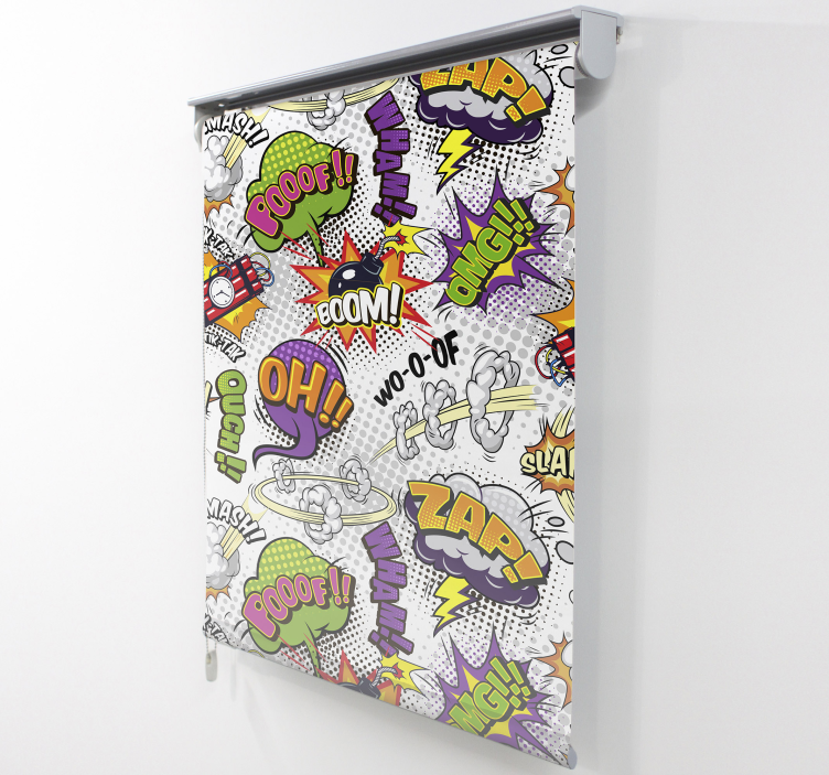 Comic Sound Effects fun blind - TenStickers