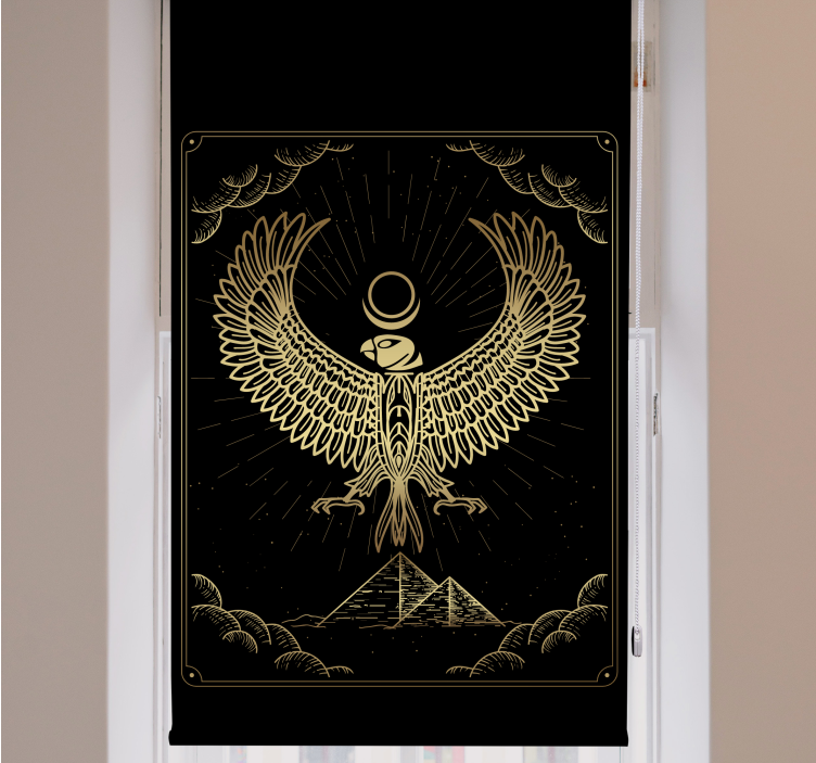 Egyptian God of Sun 'Horus' Elegant blind - TenStickers