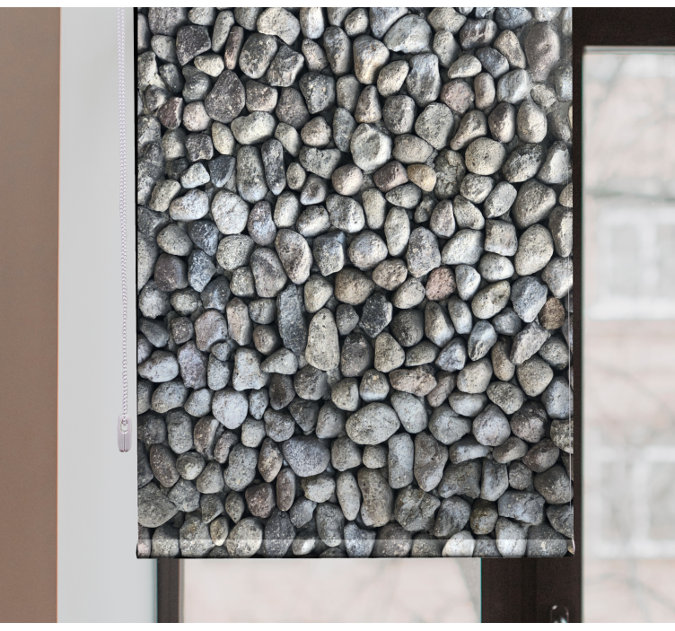 Grey little stones Zen blind - TenStickers