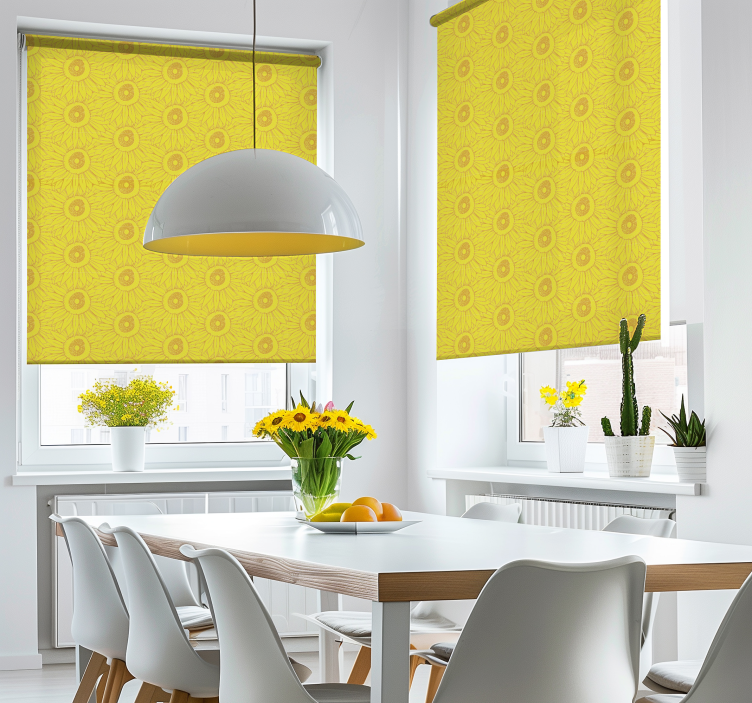 Light sunflower shades Yellow blind - TenStickers