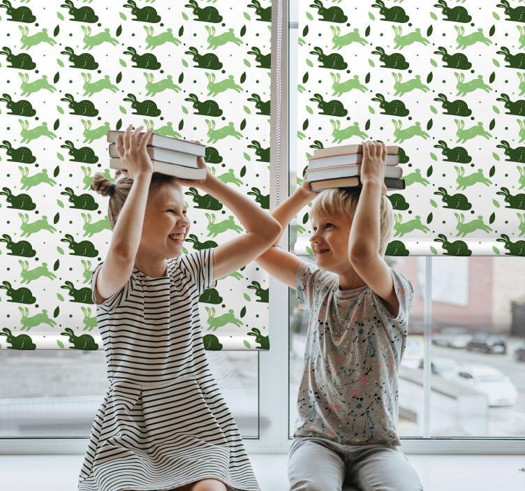 Playful Dinosaur Pattern animals blind - TenStickers