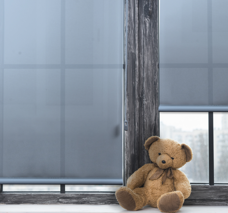 pretty light blue color Childrens blind - TenStickers