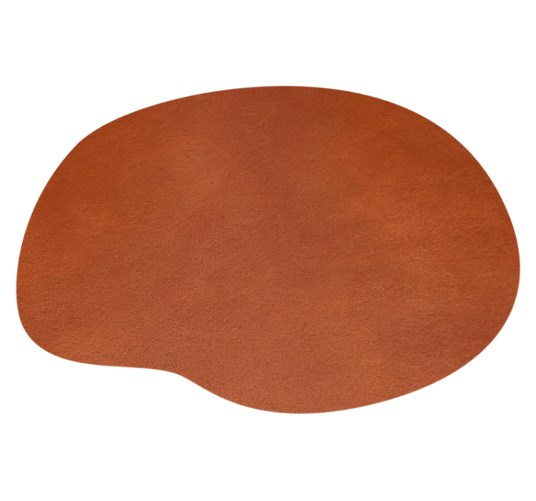 brown leather texture placemats - TenStickers