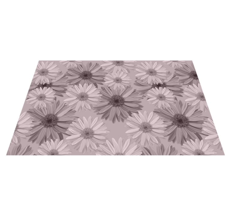 Floral plate pattern placemats - TenStickers
