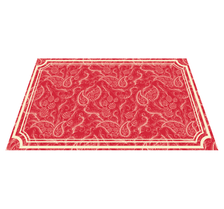 Flower inspired backdrop placemats - TenStickers