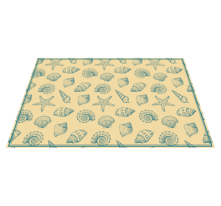 Original placemats shell design tableware - TenStickers