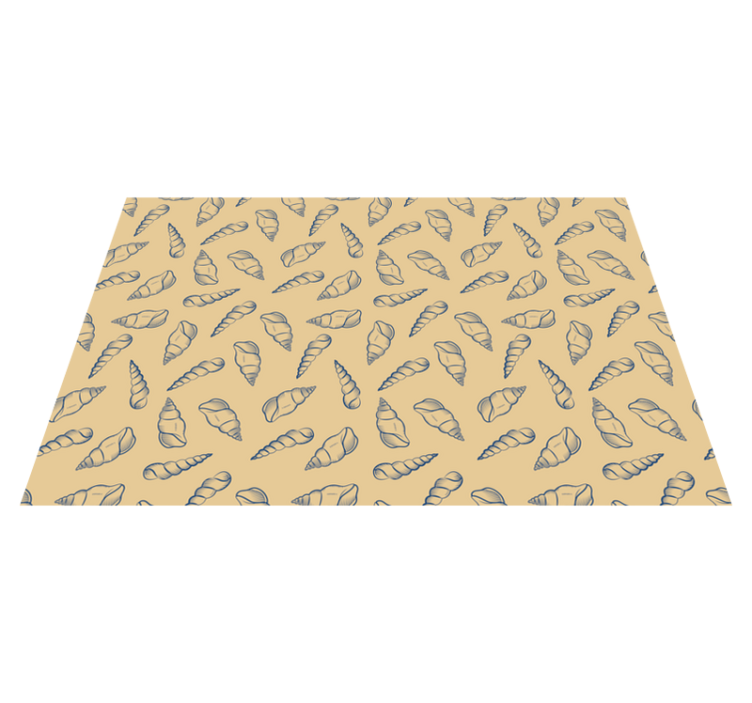 Shell pattern surface placemats - TenStickers