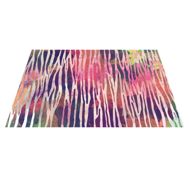 Abstract colorful stripes placemats - TenStickers