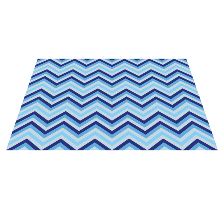 Chevron pattern surface placemats - TenStickers