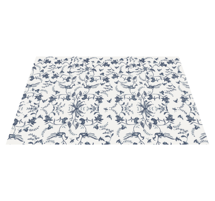 Placemat elegant floral inspiration - TenStickers