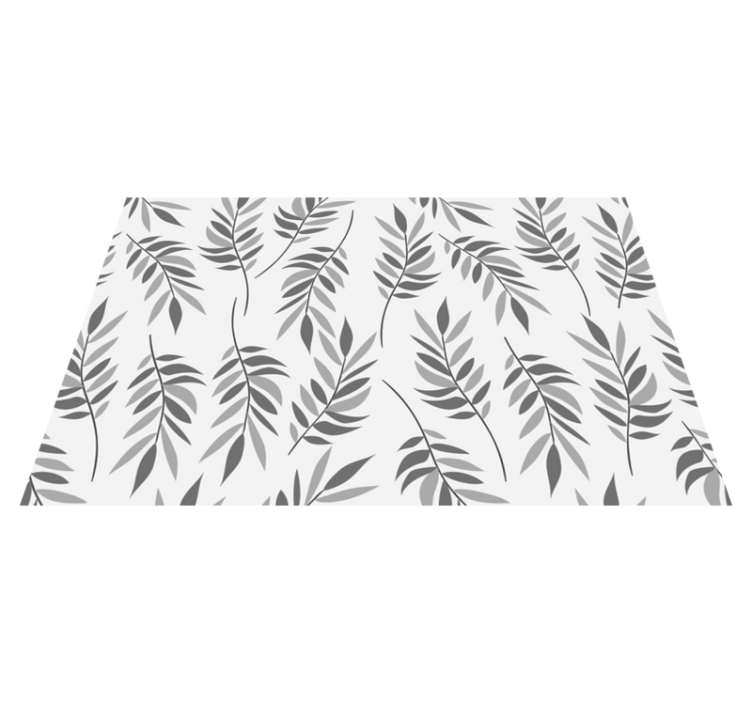 Elegant leaf pattern placemats - TenStickers