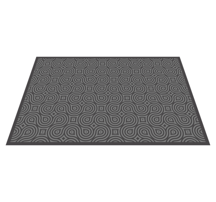 Placements abstract swirl design placemats - TenStickers