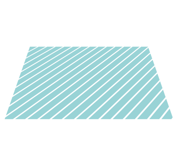 Striped table setting placemats - TenStickers