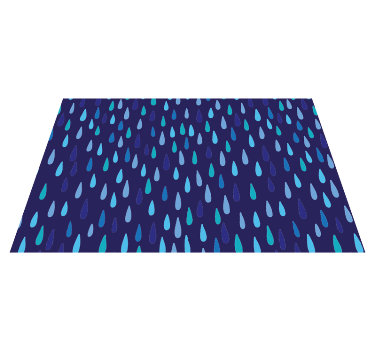 Raindrop pattern placemats - TenStickers