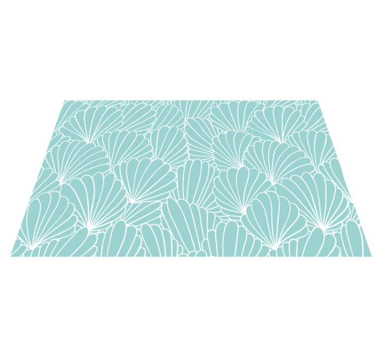 Shell patterned surface placemats - TenStickers