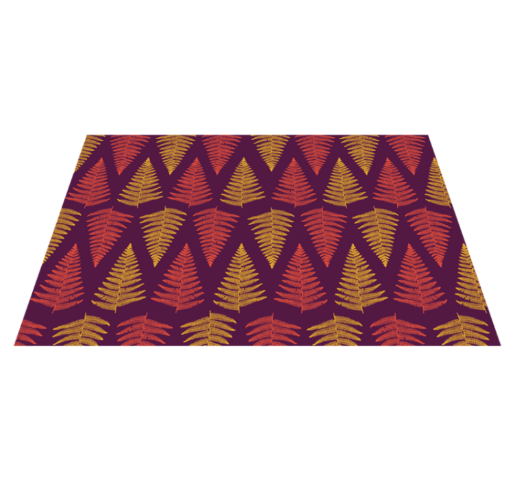 Foliage pattern background placemats - TenStickers