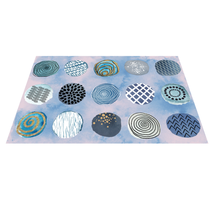 Placemat circular pattern design - TenStickers