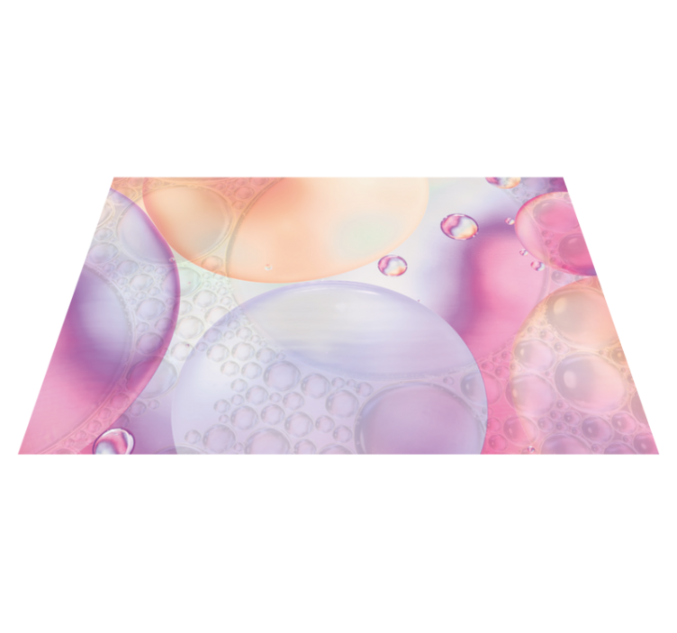 Bubbly colorful surface placemats - TenStickers