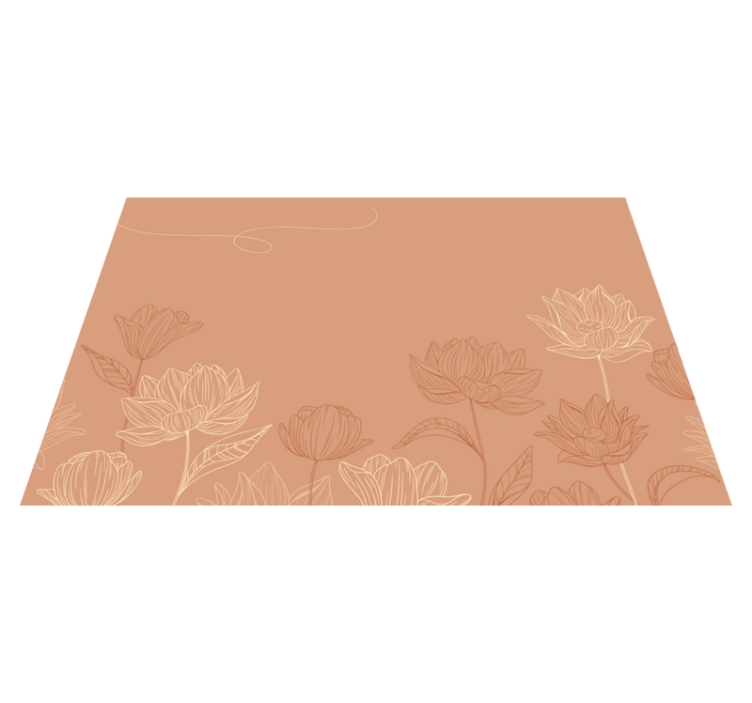 Original placemats floral tea arrangement - TenStickers