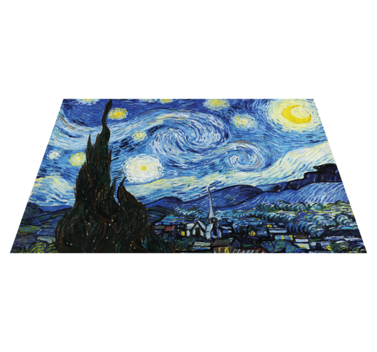 Original placemats starry night scene - TenStickers