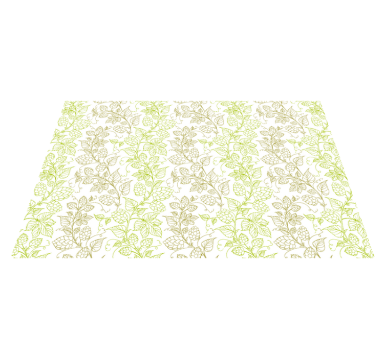 Botanical leaf motif placemats - TenStickers