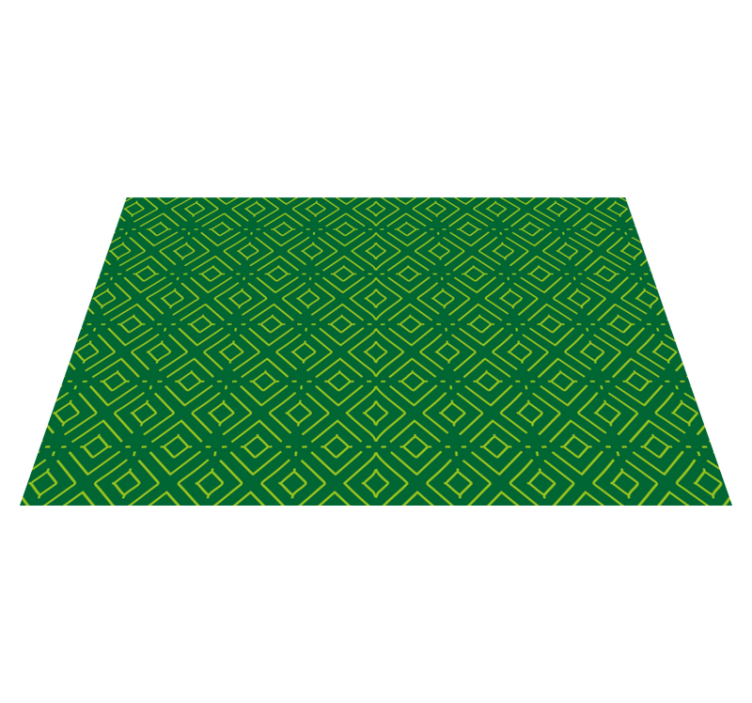Green pattern Design textured placemats - TenStickers